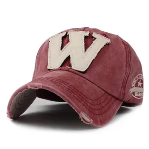 Baseball cap for men with Alphabets