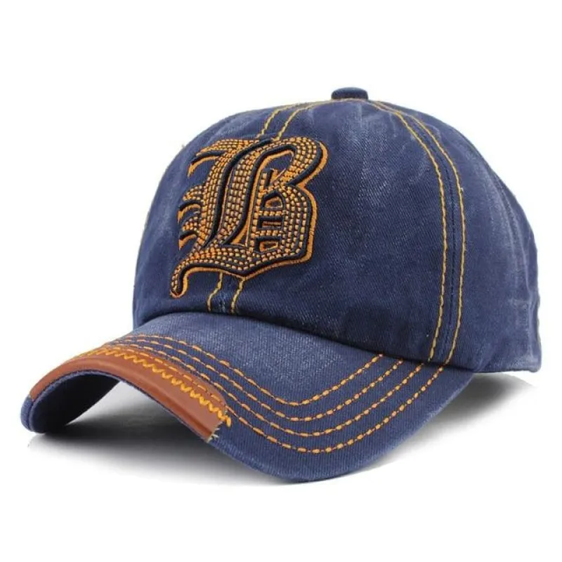 Baseball cap for men with Alphabets