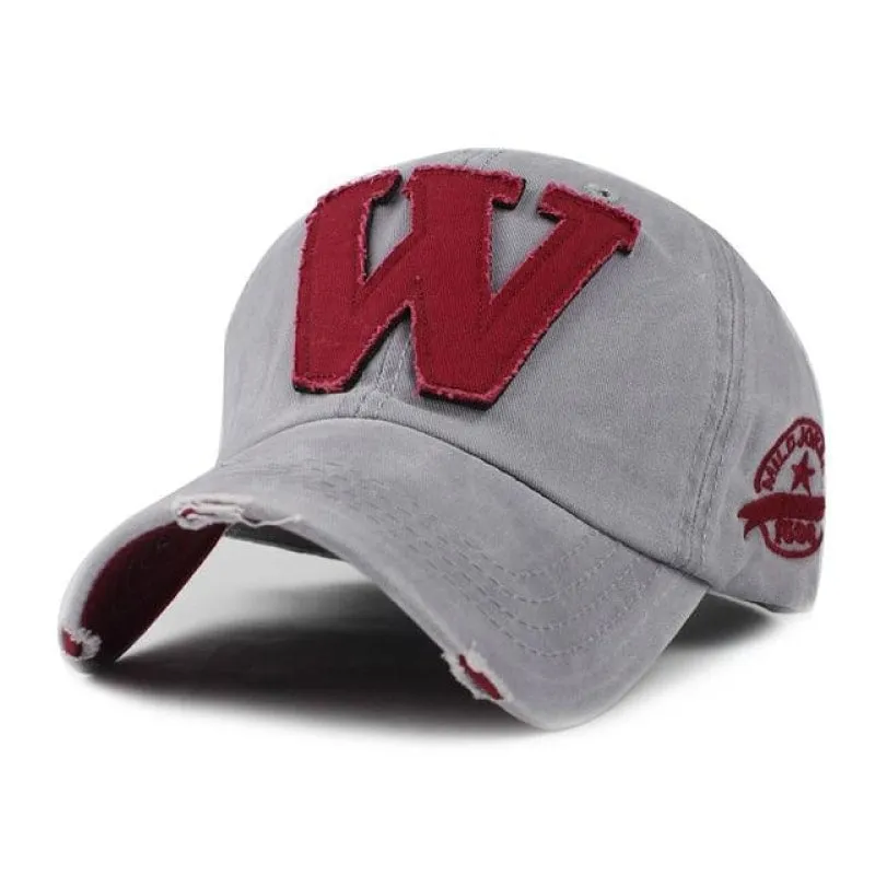 Baseball cap for men with Alphabets