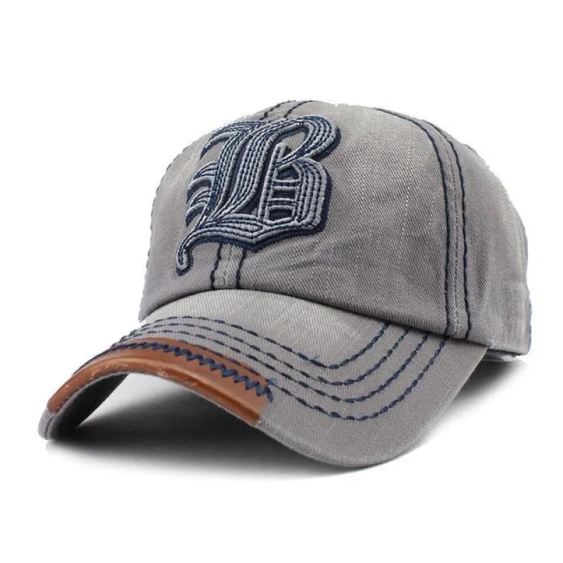 Baseball cap for men with Alphabets