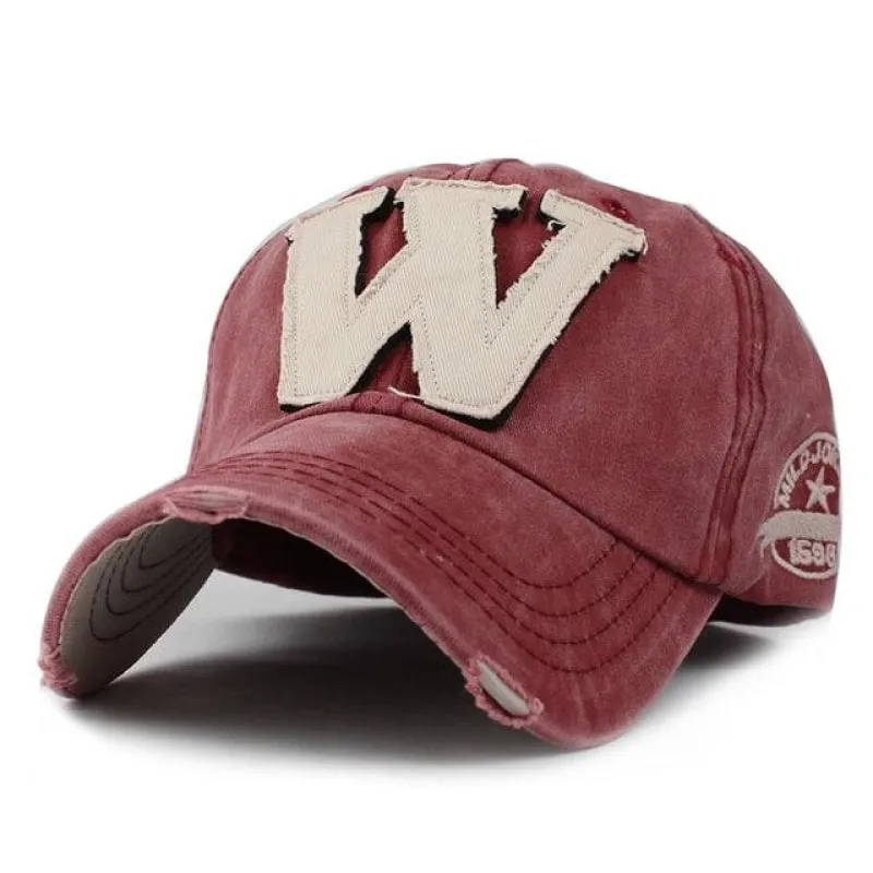 Baseball cap for men with Alphabets