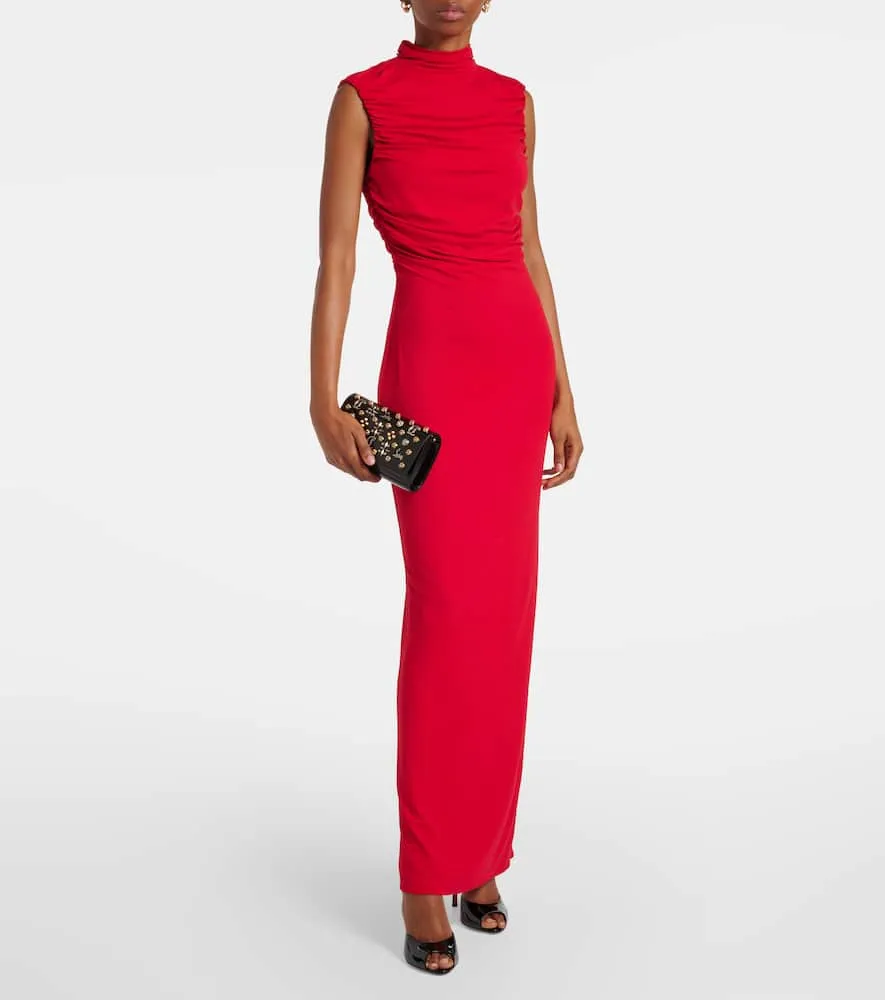 Christian Louboutin Paloma patent leather wallet on chain