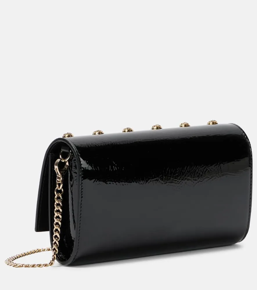 Christian Louboutin Paloma patent leather wallet on chain
