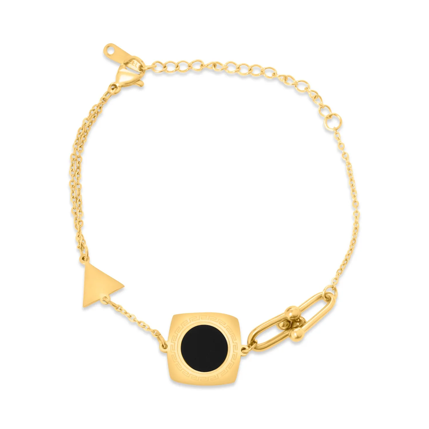 Gold Quad Charm Bracelets