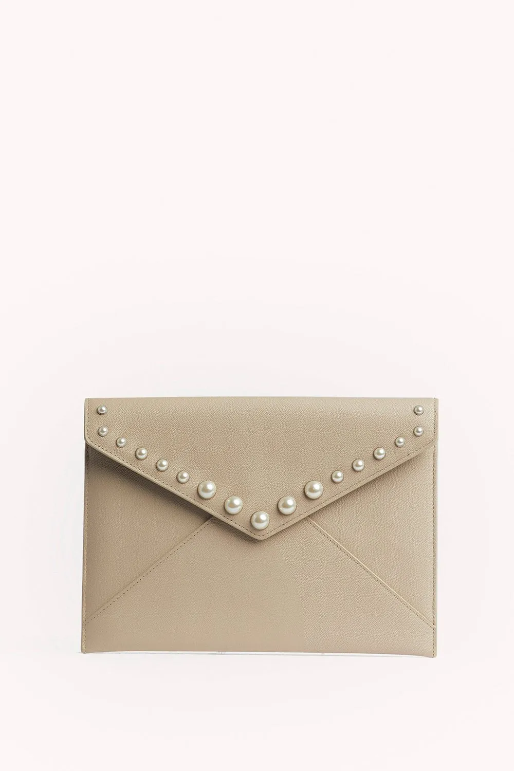 Leo Clutch with Pearl Studs