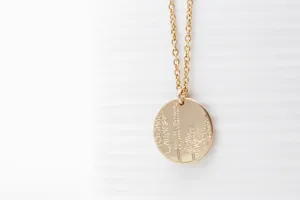 Pacific Northwest Engraved Necklaces