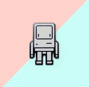 Pixel Classicbot Enamel Pin by Classicbot