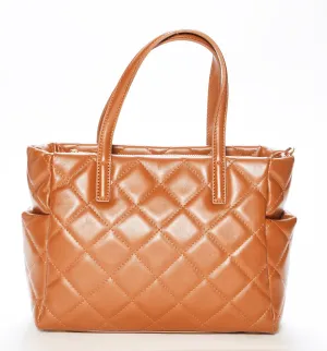 Rosette Quilted Handbag