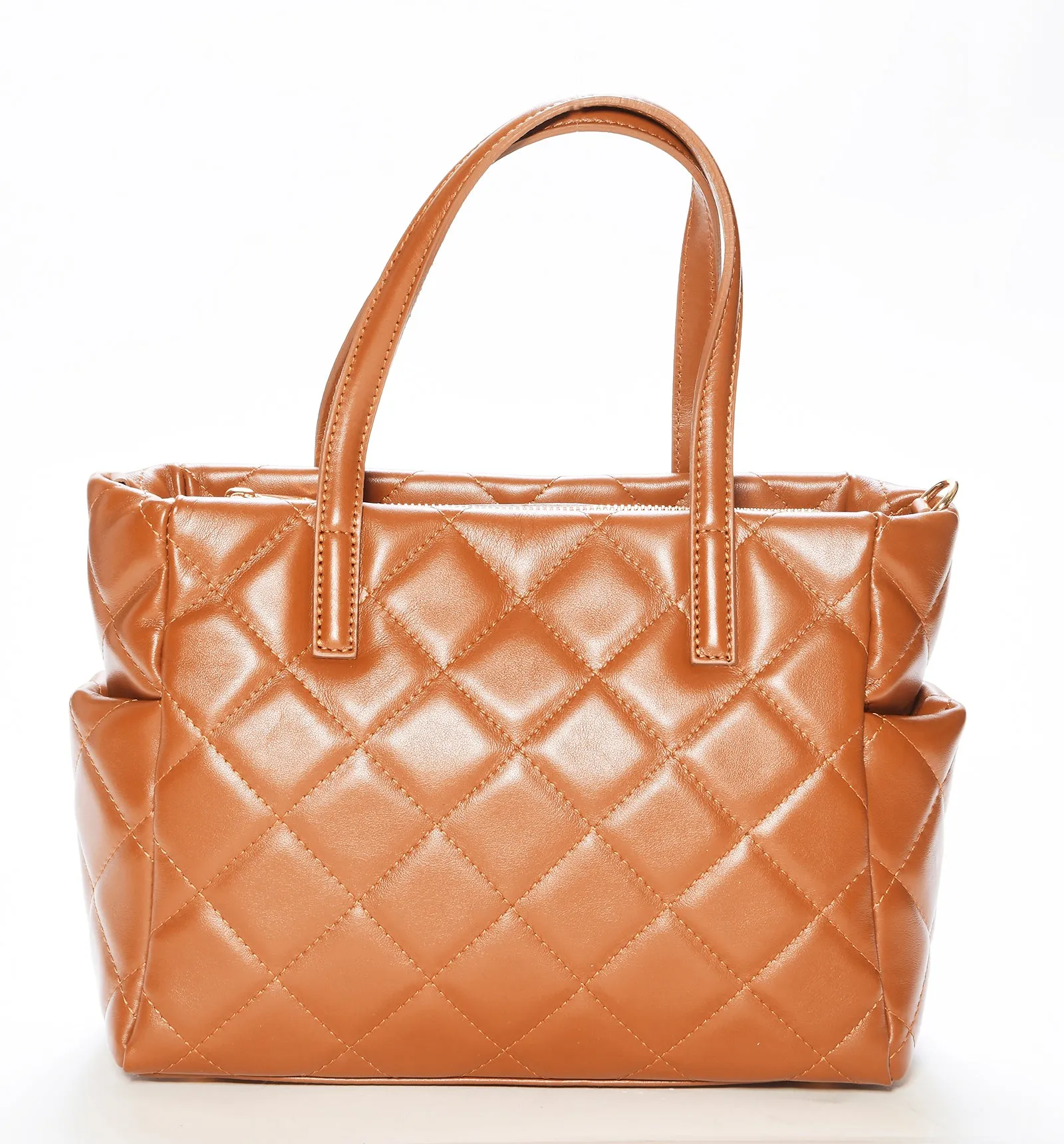 Rosette Quilted Handbag
