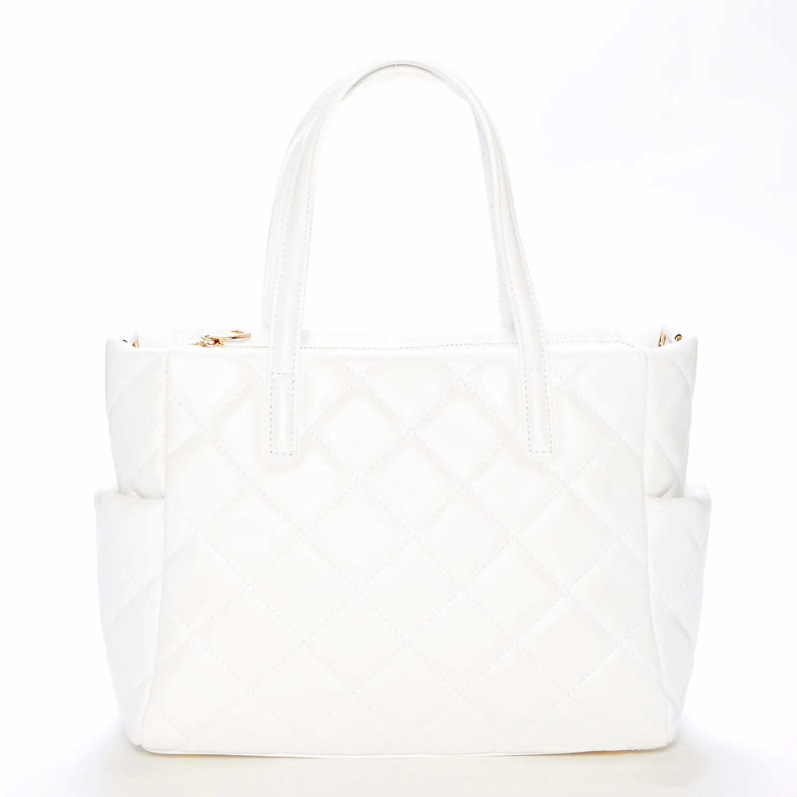 Rosette Quilted Handbag