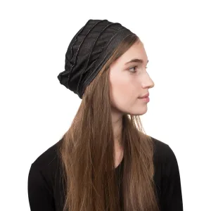 Tiered Denim Hat